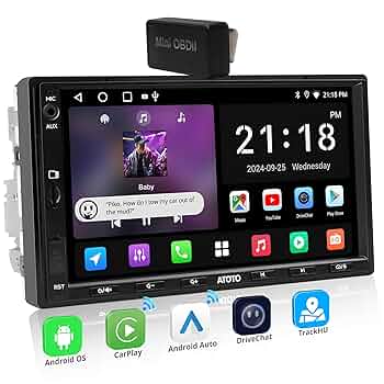 Amazon.co.jp: ATOTOEXCEL A5L Androidカーナビ 2din、OBD2カー